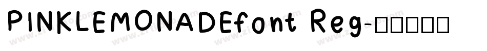 PINKLEMONADEfont Reg字体转换